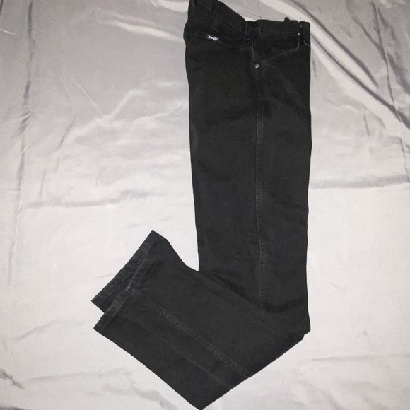 Wrangler Denim - Vtg Wrangler Jeans Womens 5x34 Bareback Black wedgie wranglerHigh Rise 14NBPWK
